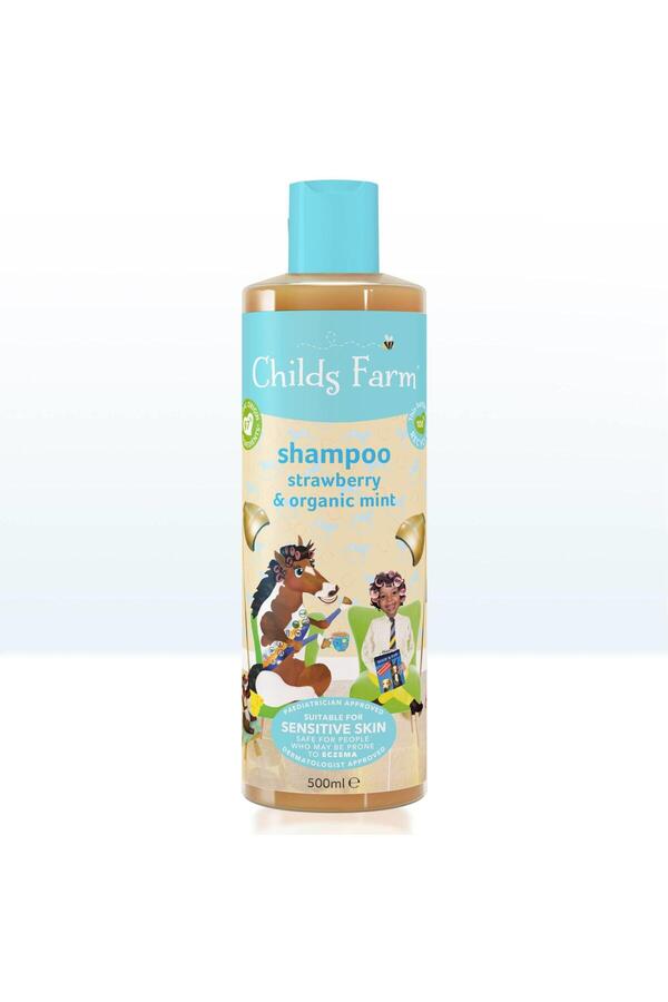 Childs Farm Çilek Ve Organik Nane Özlü Çocuk Şampuan 500ml