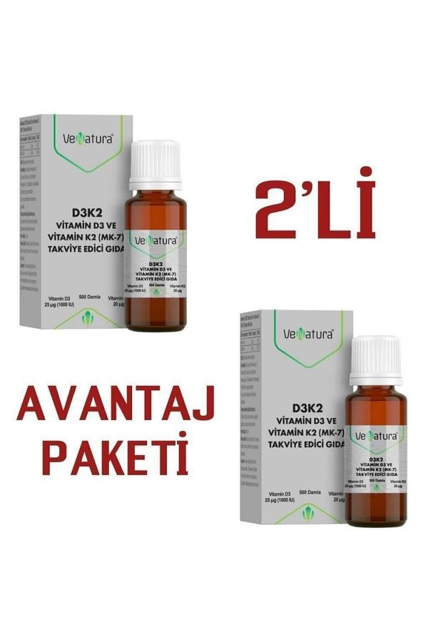 VeNatura-D3 K2 Drop اثنان بحجم 20 مل 1