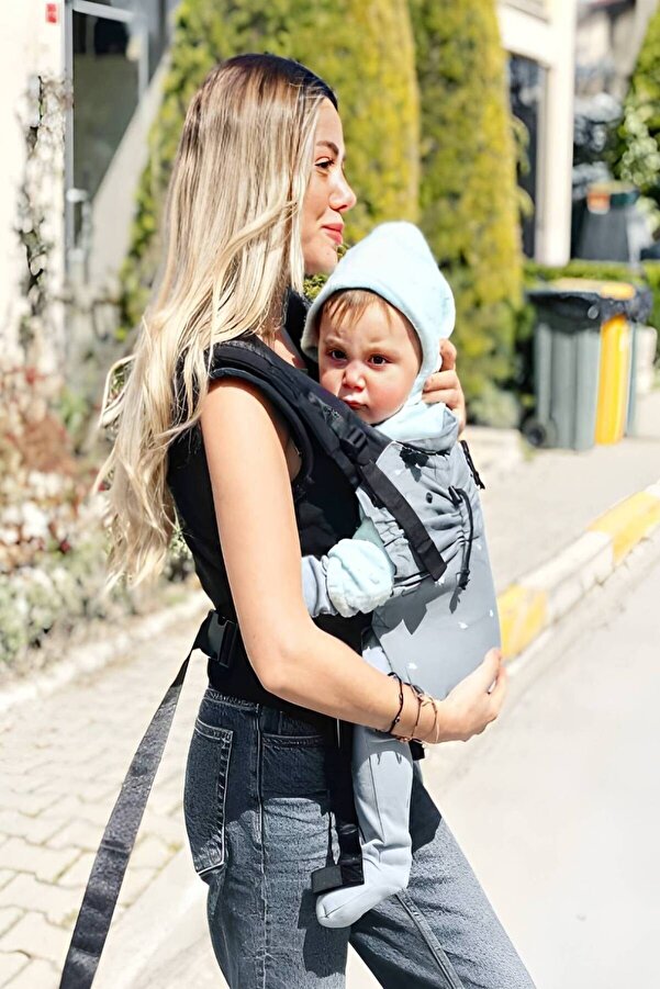 Boroosh Baby New Age Büyüyen Yenidoğan Ergonomik Bebek Kangurusu- Oeko Tex (PİXEL)