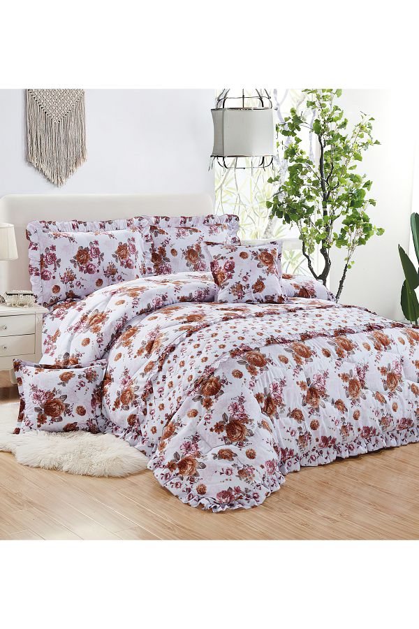 Generic-Comforter Set 4 Piece Single Size Elegant Bedspread Lightweight Comforter Suitable for All Seasons 1