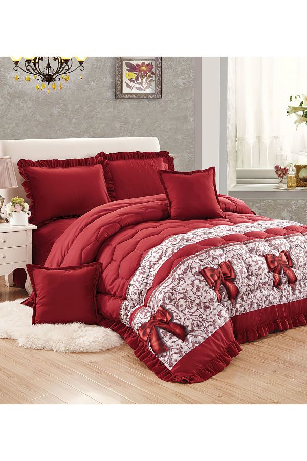 Generic-Comforter Set King Size 6 Pieces Comforter Set Twin Unisex Bedding Set 1