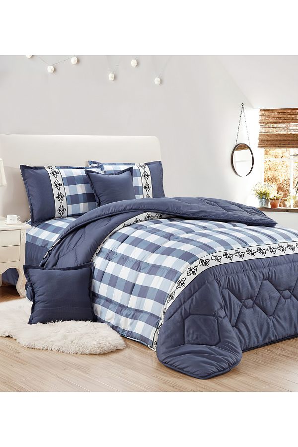 Generic-Comforter Set King Size 6 Pieces Comforter Set Twin Unisex Bedding Set 1