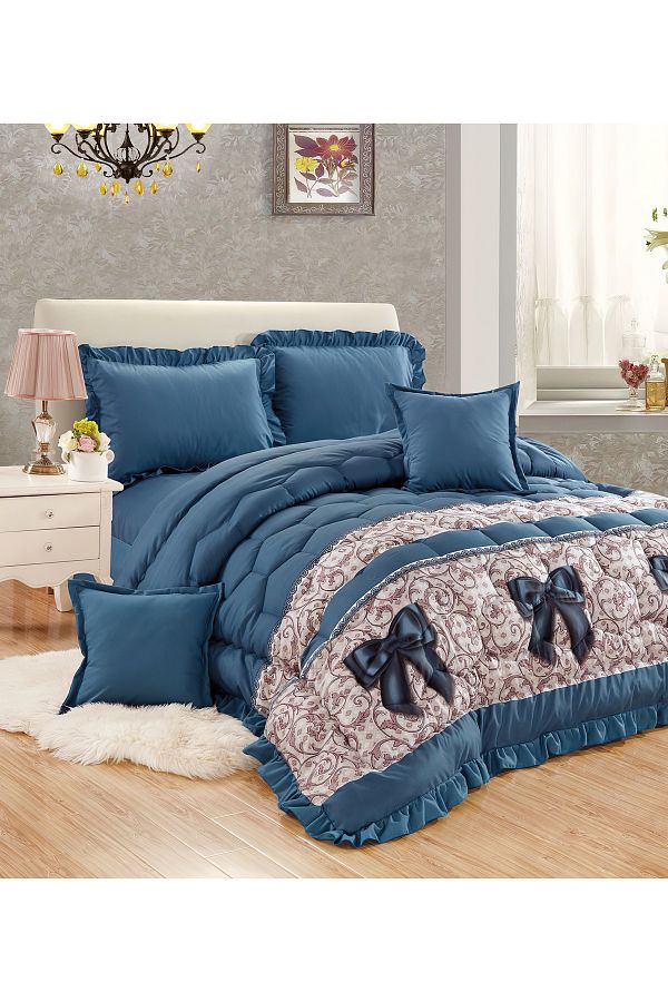 Generic-Comforter Set 4 Piece Single Size Elegant Bedspread Lightweight Comforter Suitable for All Seasons 1