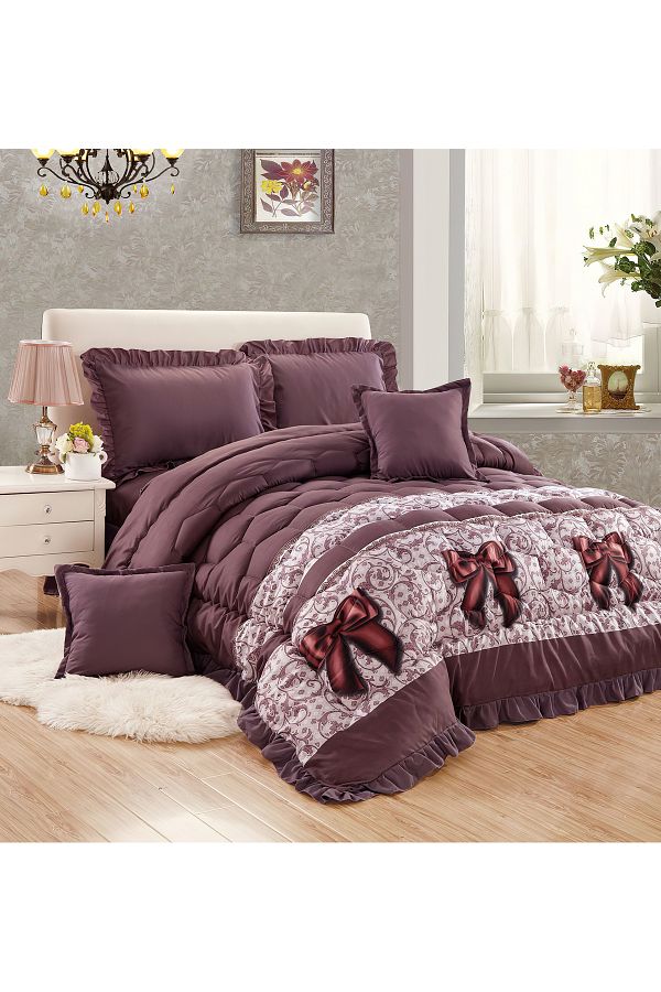 Generic-Comforter Set King Size 6 Pieces Comforter Set Twin Unisex Bedding Set 1