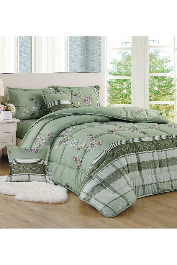 Generic-Comforter Set King Size 6 Pieces Comforter Set Twin Unisex Bedding Set 1