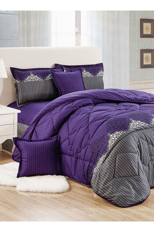 Generic-Comforter Set 4 Piece Single Size Elegant Bedspread Lightweight Comforter Suitable for All Seasons 1