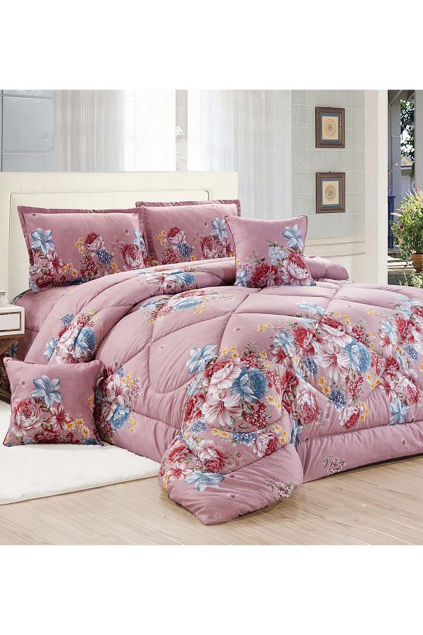 Generic-Comforter Set 4 Piece Single Size Elegant Bedspread Lightweight Comforter Suitable for All Seasons 1
