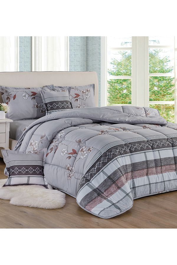 Generic-Comforter Set King Size 6 Pieces Comforter Set Twin Unisex Bedding Set 1
