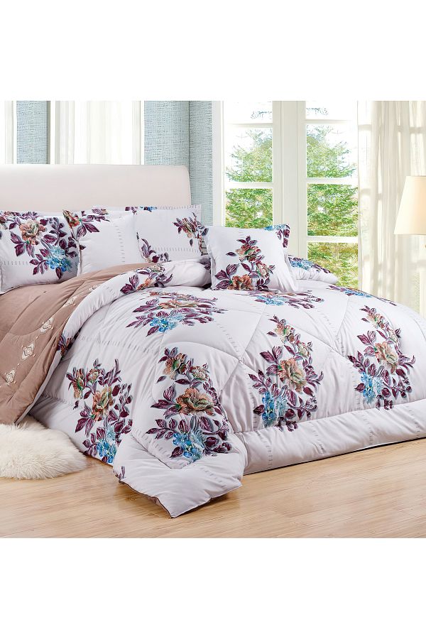 Generic-Comforter Set King Size 6 Pieces Comforter Set Twin Unisex Bedding Set 1