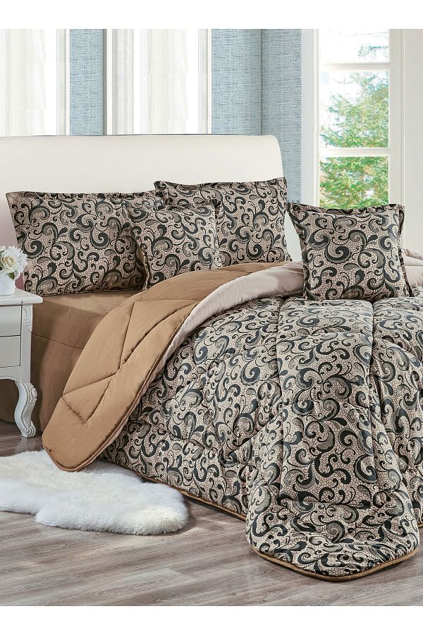 Generic-Comforter Set 4 Piece Single Size Elegant Bedspread Lightweight Comforter Suitable for All Seasons 1