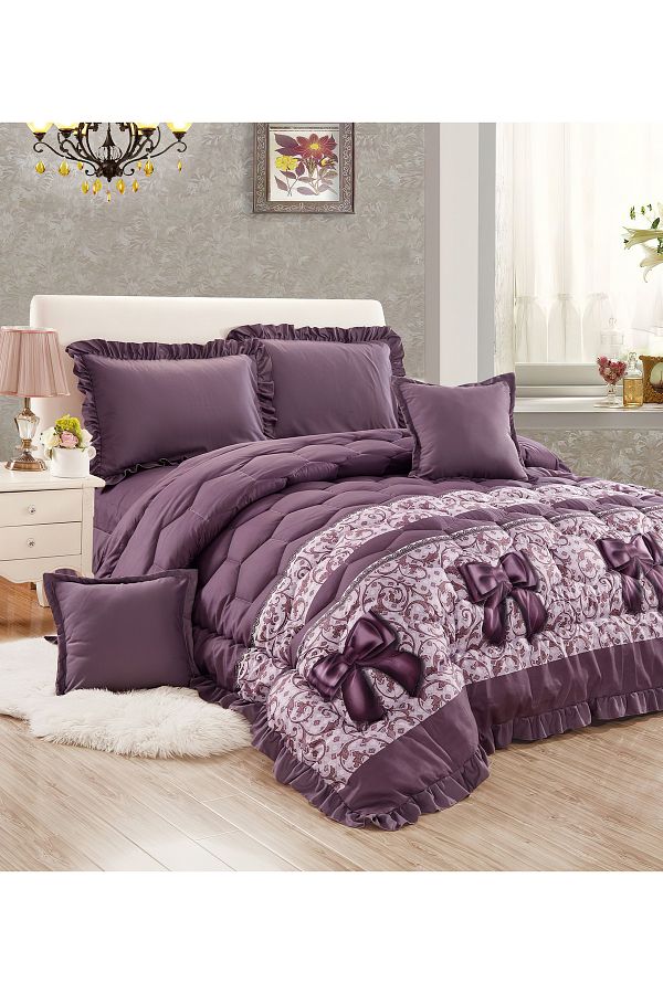 Generic-Comforter Set King Size 6 Pieces Comforter Set Twin Unisex Bedding Set 1