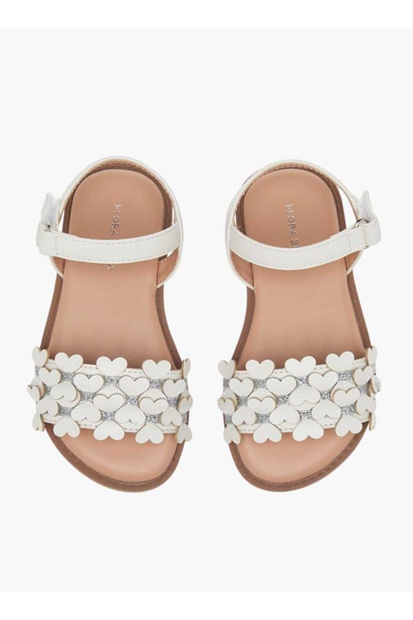 Flora Bella by Shoexpress-صندل Flora Bella ذو حزام مزخرف مع إغلاق بخطاف وحلقة 1
