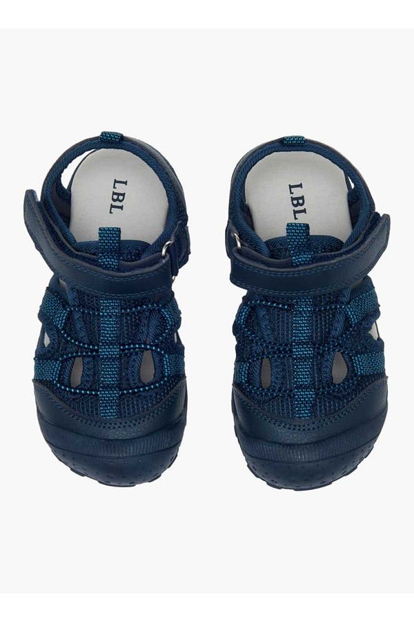 LBL by Shoexpress-Mesh Detail Sandals with Hook and Loop Closure 1