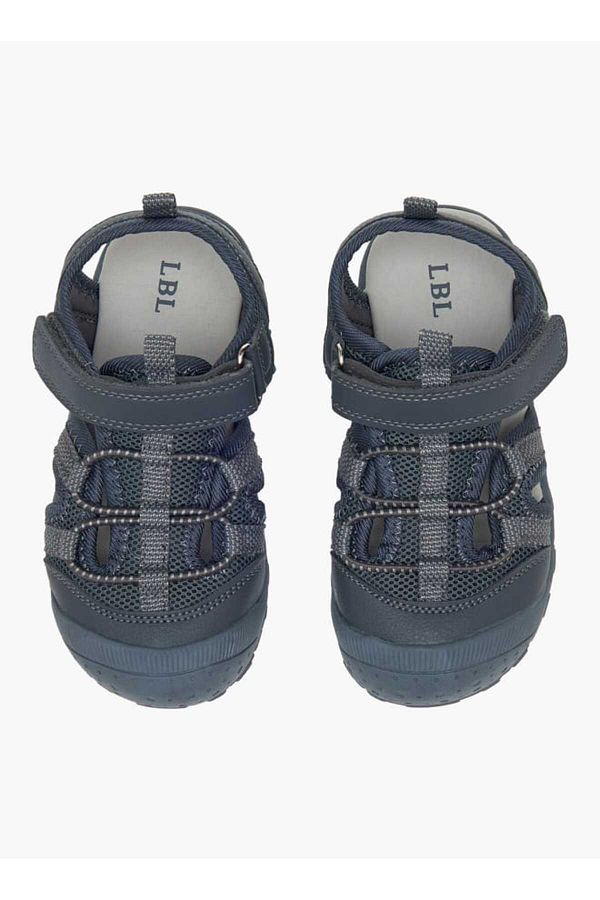 LBL by Shoexpress-Mesh Detail Sandals with Hook and Loop Closure 1