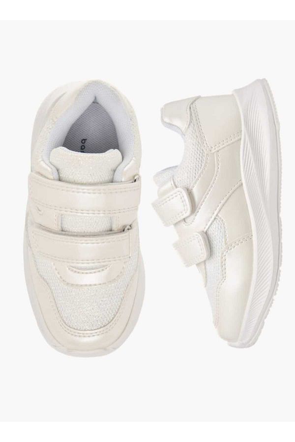 Barefeet-Panelled Sneakers with Hook and Loop Closure 1
