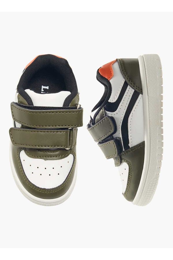 LBL by Shoexpress-Panelled Sneakers with Hook and Loop Closure 1