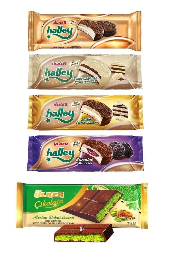 4個！Ülker Meshur Dubai Lezzeti ドバイチョコレート Ulker Dubai Chocolate Bar – ArabUSA.com