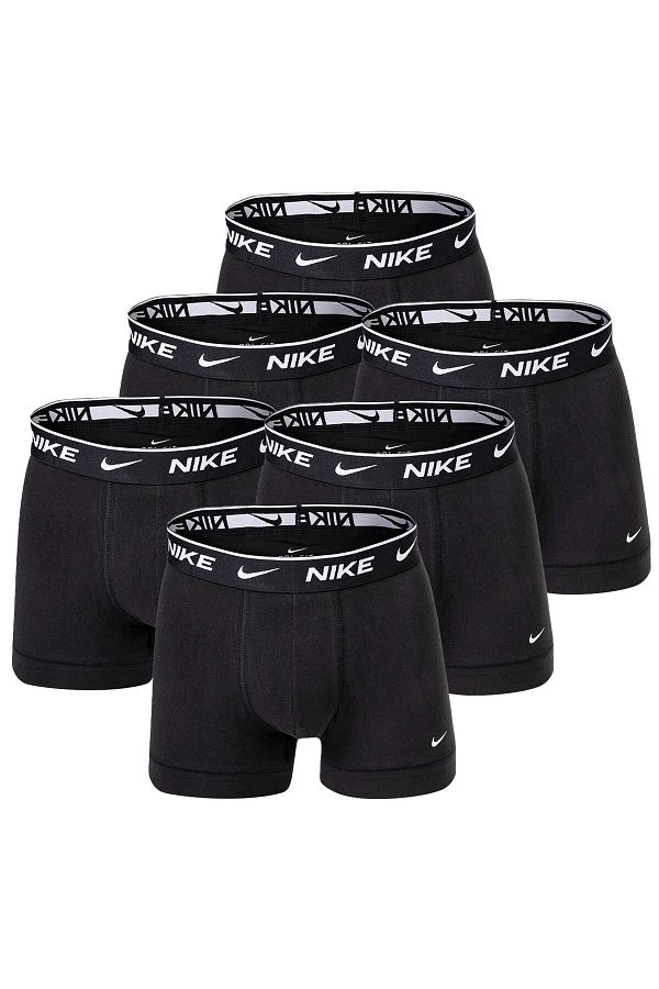 Nike-Herren Boxer Shorts, 6er Pack - Trunks, Logobund, Cotton Stretch 1
