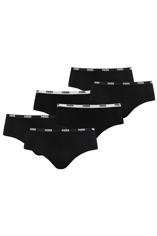 Puma-Damen Iconic Hipster, 6er Pack - Soft Cotton Stretch 1