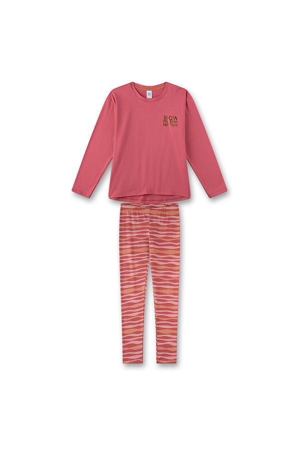 Sanetta-Mädchen Schlafanzug, 2-tlg. Set - lang, Pyjama, Baumwolle, Motiv 1