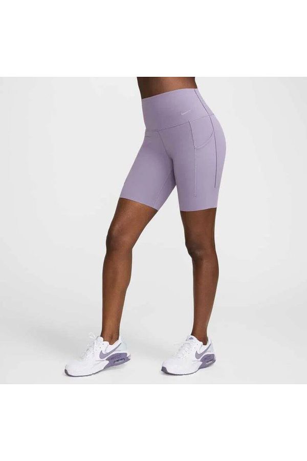 Nike-Dri-Fit Women's Universa Hr 8in Short Lilac Women's Shorts 1