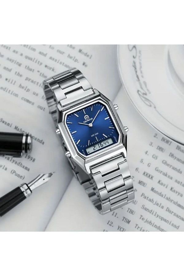 SKMİ-Cainuos Quartz Digital Dual Display Wrist Watch 1