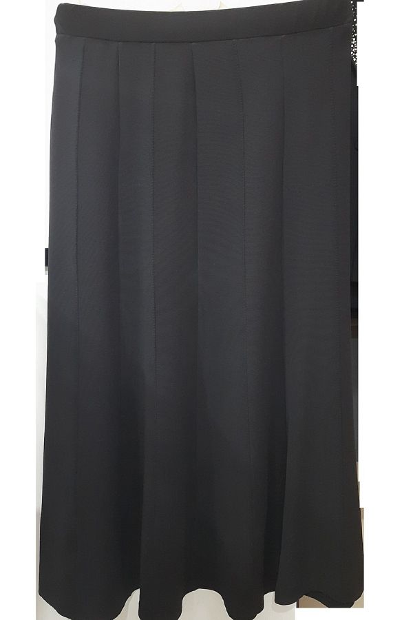 N.Y.YILDIZ-Star New 1,Sinif - Plus Size Scuba Skirt with Stretch and Split Elastic 1