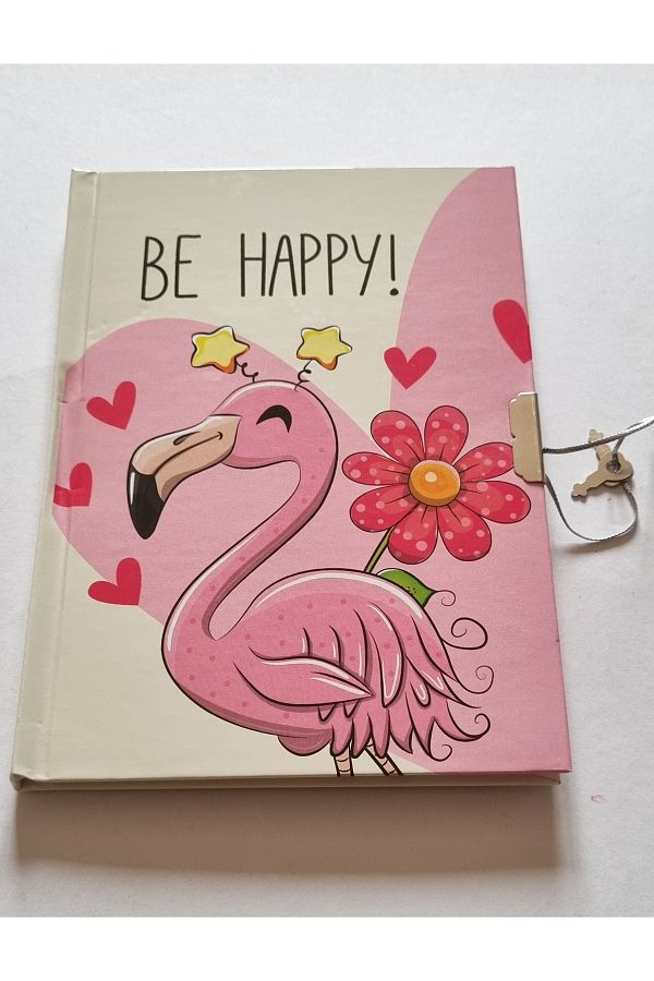 Modellino-Locked Keepsake Book A5 Size Hard Cover Onas 48 Sheets / 96 Sheets - Cover Pattern Optional 1