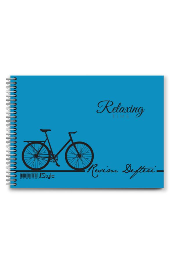 Glanart-35X50 Picture Notebook Plastic Cover 25 Sheets Picket-Trail Textured Surface Newstyle 1 Piece Blue 1