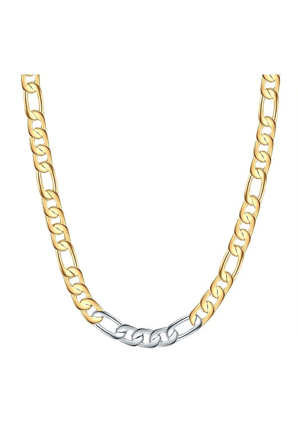 Lulu & Jane-Modeschmuckhalskette Kette Bi-color 1