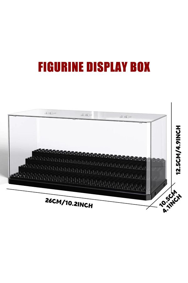 Choice-Figures Box 3 Steps Dustproof Acrylic Figures City Car Model Collection Display Box Building Block S 1