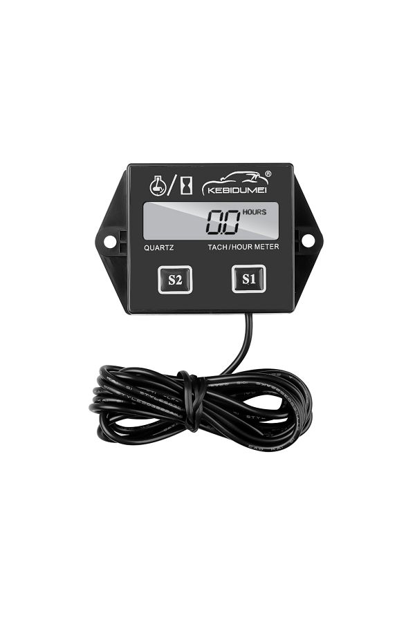 Choice-Without Backlight Newest Lcd Digital Engine Tach Hour Meter Tachometer Gauge Inductive Display For M 1