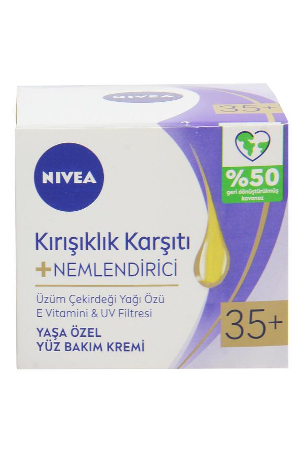 NIVEA Anti Wrinkle Moisturizing 35 Years Old Face Care Cream 50 ml Trendyol