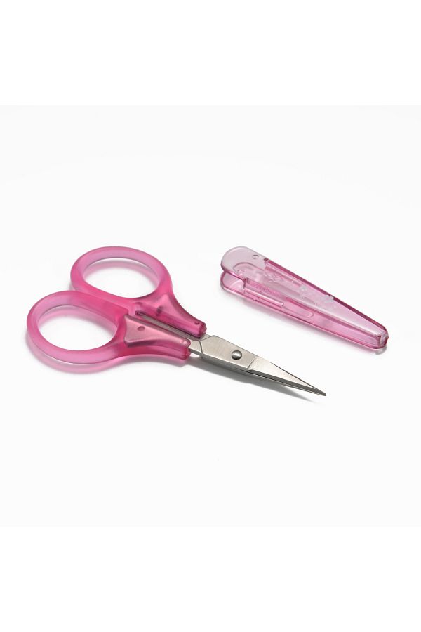Choice-091sr Small Craft Scissors, 3" Tiny Travel Scissors With Cap, Sharp Scissors Straight Fine Tips Mini 1