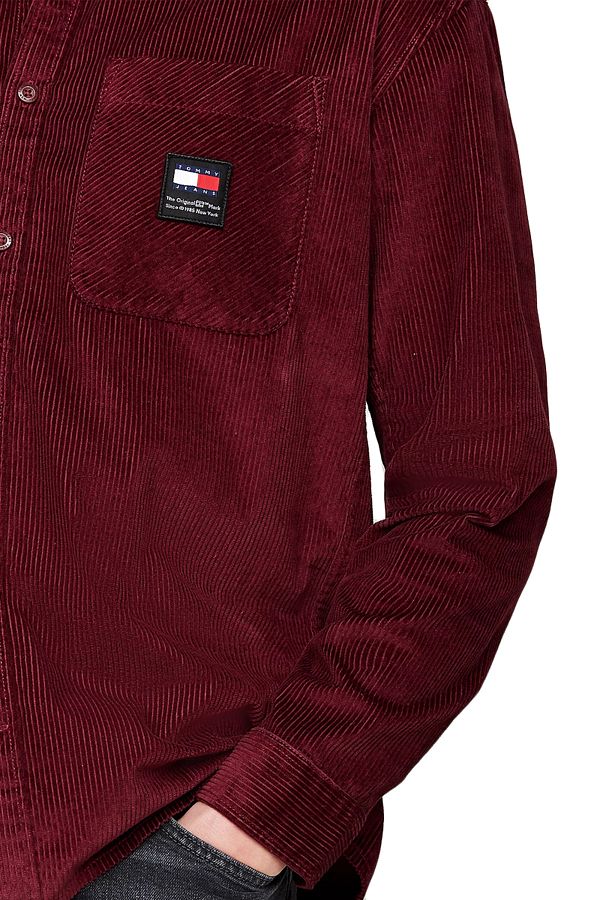 Tommy Jeans-Men's Velvet Corduroy Shirt - Relaxed Fit Dm0Dm19660 Vlp 1