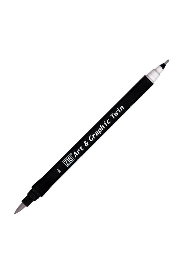 Zig-84 Cool Gray Twin Marker Drawing Pen - Simple and Stylish 1