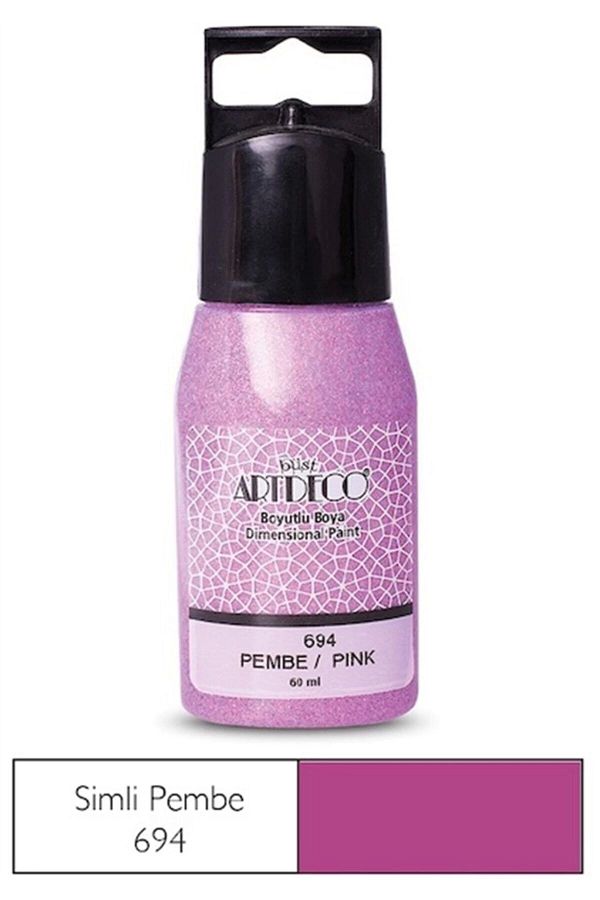 Artdeco-Glitter Dimensional Paint 694 Pink 1