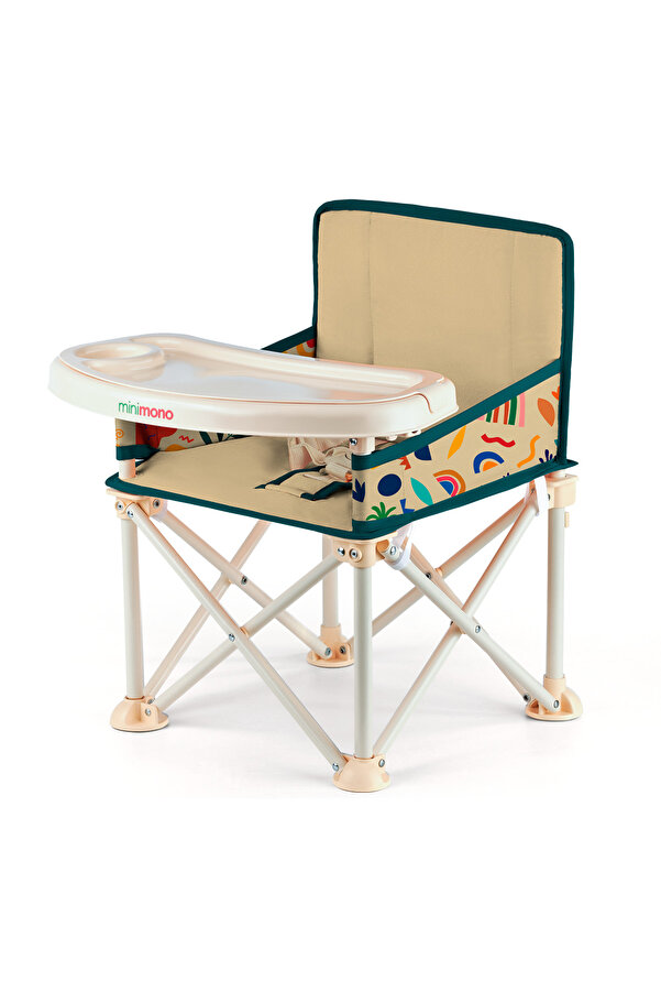 Minimono Plus 0-4 Yaş Portatif Katlanır Yükseltici Mama Sandalyesi Bebek Çocuk Kamp Sandalyesi
