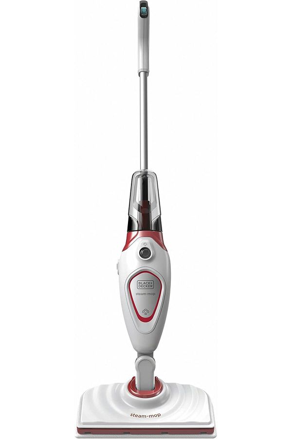 Black&Decker-ممسحة بخارية من بلاك اند ديكر مع 3 ملحقات، 1600 واط، أبيض/أحمر - Bds1616R-Qs، ضمان لمدة عامين 1