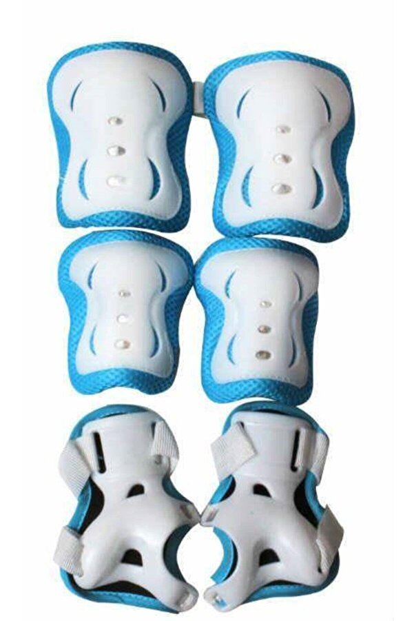 FırsatVar Çocuklar İçin 6 Parça Koruyucu Set, Bisiklet Kaykay Paten Dizlik Dirseklik Takımı