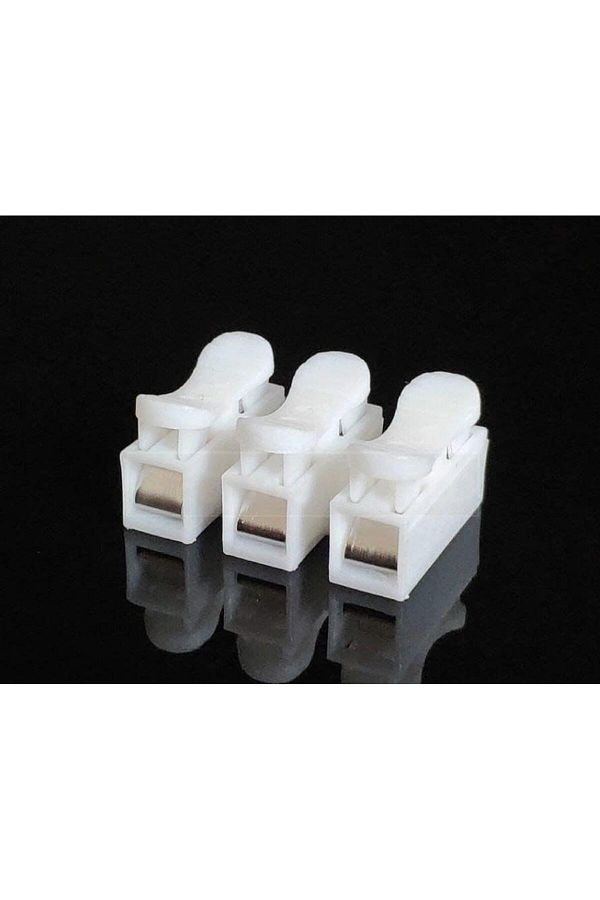 STOREMAX-Jvnnastore Spring Row Junction Cable Terminal Block 3-Pin Spring Terminal Block 10 Pieces 646268 1