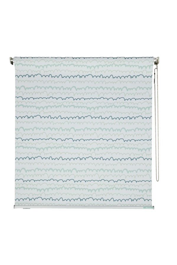 micasa-Wavy Printed Elegant and Simple Design Blackout Roller Blind 180 x 90cm 1