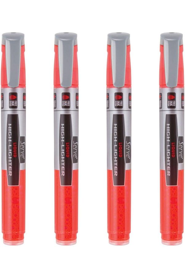 yusuftex-Liquid Highlighter - Red Set of 4 721051 1