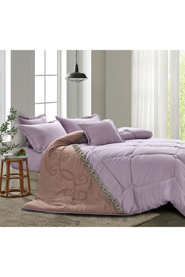 Generic-Comforter Set 4 Piece Single Size Elegant Bedspread Lightweight Comforter Suitable for All Seasons 1