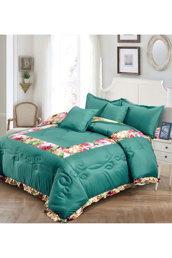 Generic-Comforter Set 4 Piece Single Size Elegant Bedspread Lightweight Comforter Suitable for All Seasons 1