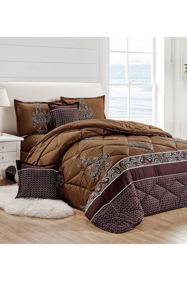Generic-Comforter Set 4 Piece Single Size Elegant Bedspread Lightweight Comforter Suitable for All Seasons 1