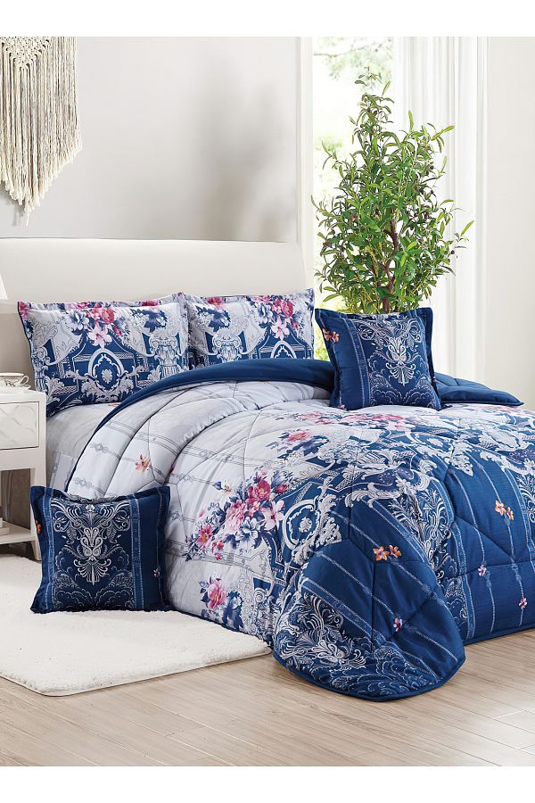 Generic-Comforter Set King Size 6 Pieces Comforter Set Twin Unisex Bedding Set 1