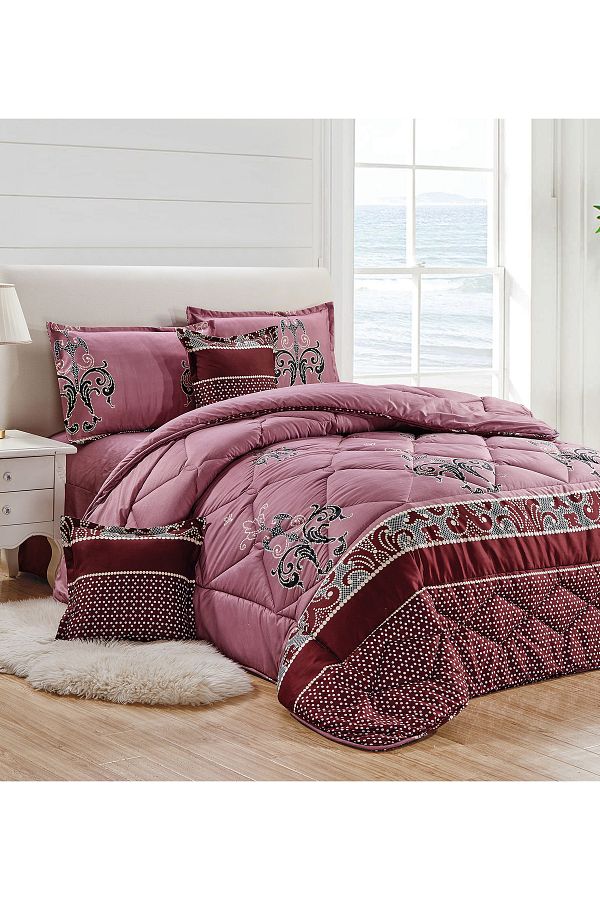 Generic-Comforter Set 4 Piece Single Size Elegant Bedspread Lightweight Comforter Suitable for All Seasons 1