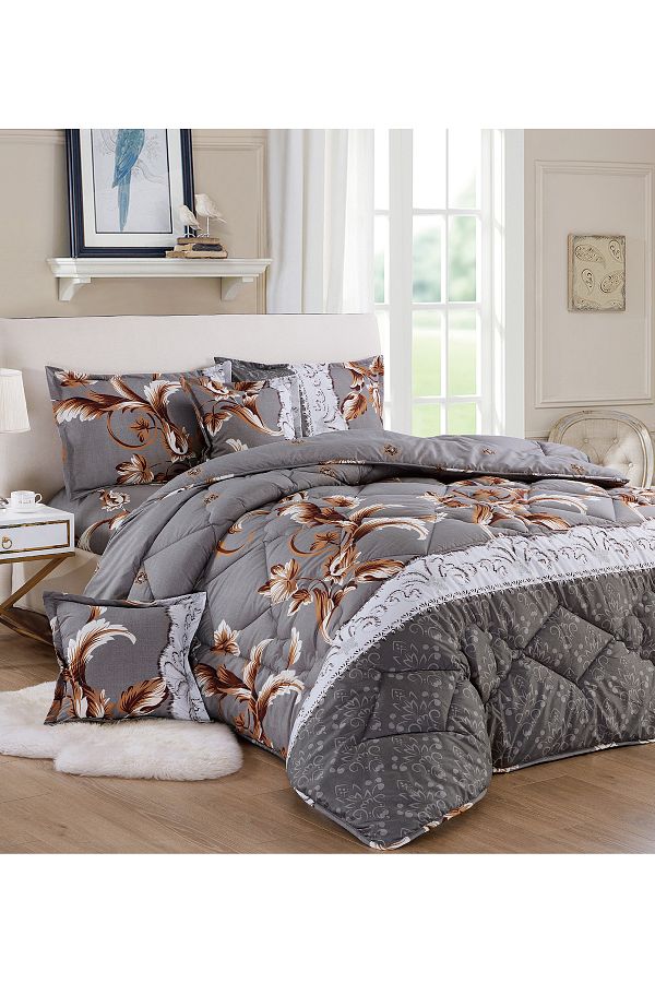 Generic-Comforter Set King Size 6 Pieces Comforter Set Twin Unisex Bedding Set 1