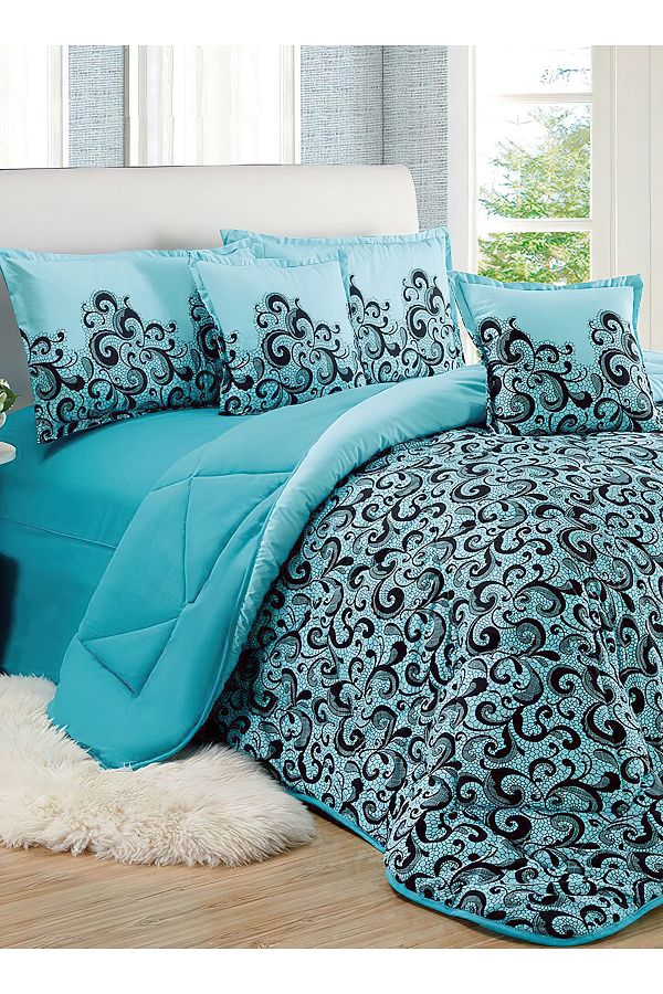 Generic-Comforter Set 4 Piece Single Size Elegant Bedspread Lightweight Comforter Suitable for All Seasons 1